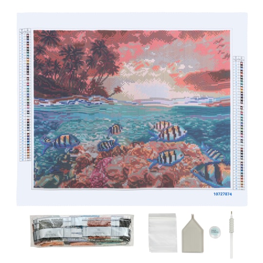 Ocean Fish Diamond Art Kit By Make Market | Michaels